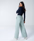 Green Pleated Pant (Short length)